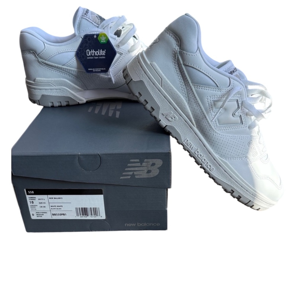 New Balance 550 Leather Sneakers – Brand New w/ Tags | Men’s USA 10 | Authentic